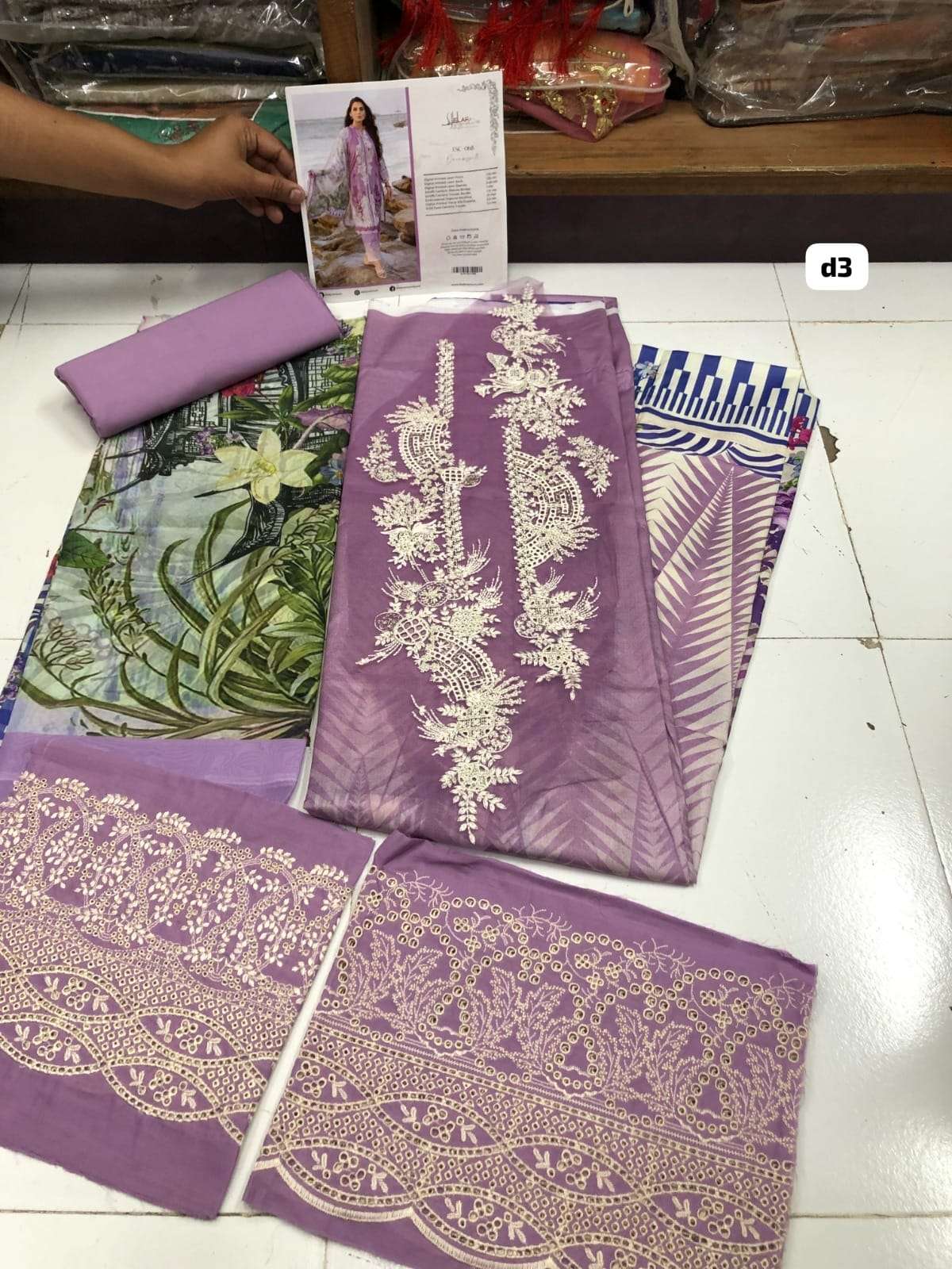  Signature Embroidered 2023 Open Pic by Elaf